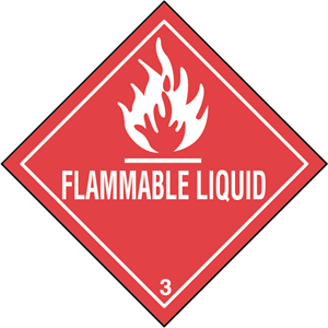 FLAMMABLE LIQUID Logo Vector