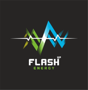 Flash Up Energy Logo PNG Vector