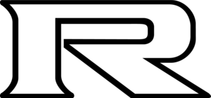 Flat & Hollow R (Nissan GT-R - R35) Logo PNG Vector