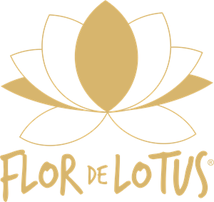 Logo gold lotus flower id card icon image - Stock Image - Everypixel