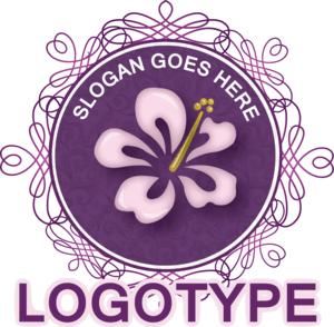 Floral Beauty Logo PNG Vector