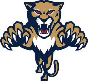 Florida Panthers Lunging Cat Logo Vector