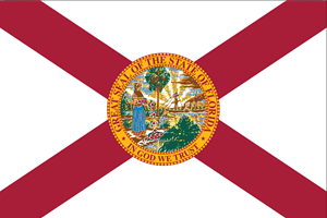 Florida State Flag Logo Vector