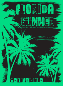 Florida summer Logo PNG Vector