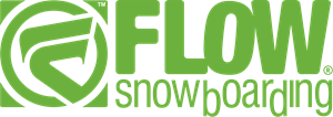 Flow Snowboarding Logo Vector