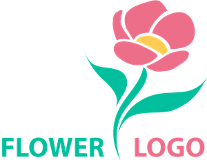Flower Business Logo PNG Vector