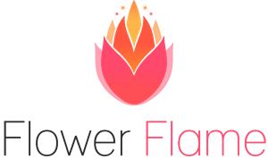 Flower Flame Logo PNG Vector