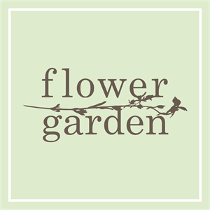 Flower Garden Logo PNG Vector