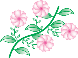 pink flower vector png