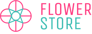 Flower Store Logo PNG Vector