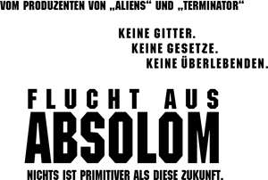 Flucht aus Absolom Logo Vector