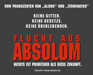 Flucht aus Absolom Logo Vector