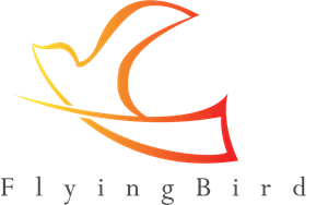 Flying Bird Logo Vector