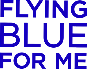 Flying Blue For Me Logo PNG Vector