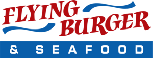 Flying Burger & Seafood Logo PNG Vector