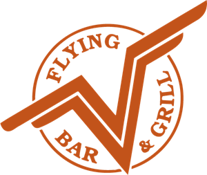Flying V Bar & Grill Logo Vector