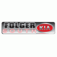 Folger Kia South Logo PNG Vector