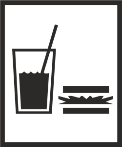FOOD AND DRINK PICTOGRAM Logo PNG Vector