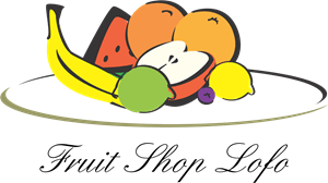 Food Fruits Shop Logo PNG Vector