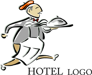 Food Hotel Restaurant Cheif Logo PNG Vector