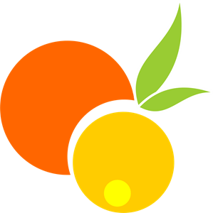 Food Orange Logo Vector