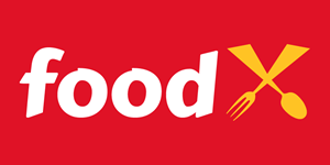FoodX - Online Food Ordering System Logo Vector