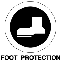 FOOT PROTECTION SIGN Logo PNG Vector