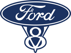 Ford V8 Logo PNG Vector