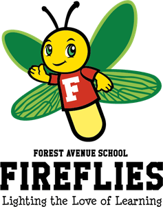 Forest Avenue School Firefly Mascot Logo Vector