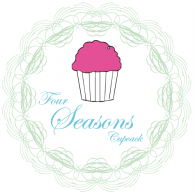 Four Seasons Cupcack Logo PNG Vector