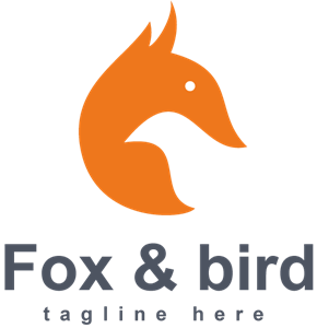 Fox & Bird Company Logo Vector