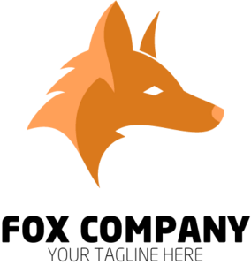 Fox Head Company Logo PNG Vector