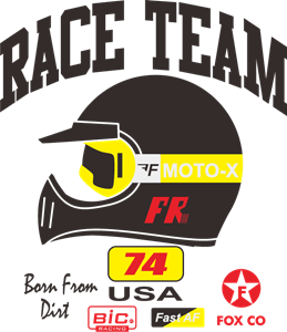 fox race team Logo PNG Vector