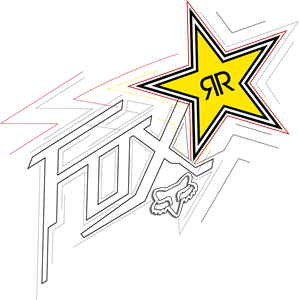 fox RACING ROCKSTAR Logo Vector