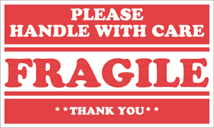 FRAGILE CONTENT SIGN Logo PNG Vector