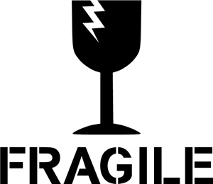 Fragile Logo PNG Vector