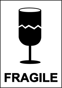 FRAGILE SIGN Logo Vector