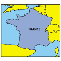 FRANCE MAP Logo Vector