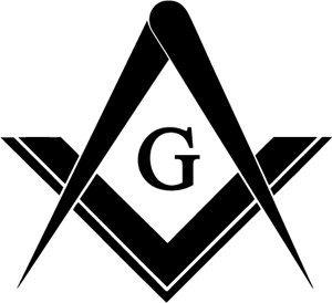 Freemasonry Blue Lodge Logo Vector