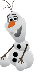 Frozen Olaf Logo PNG Vector