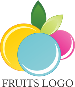 Fruits Design Logo PNG Vector
