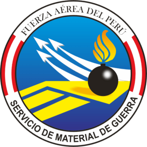 Fuerza Aerea Peru Servicio Material de Guerra Logo PNG Vector