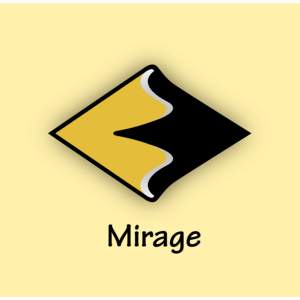 Funky Mirage Business Logo PNG Vector