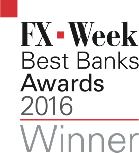 FX-Week Best Banks Awards 2016 Winner Logo Vector