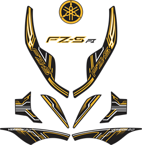 Fz-S F1 Original Kit Desing Logo PNG Vector