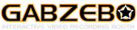 GABZEBO Interactive Video Recording Booth Logo PNG Vector