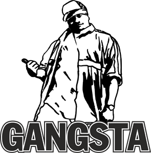 Gangsta Logo Vector