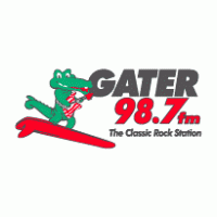 Gater 98.7 FM Logo PNG Vector