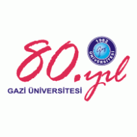 Gazi Universitesinin 80 yili Logo Vector