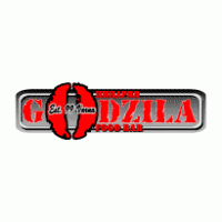 Godzila Food Bar Logo Vector